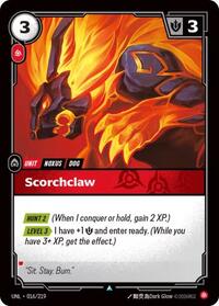 UNL 016/219 - Scorchclaw