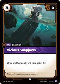 UNL 129/219 - Vicious Snapjaws