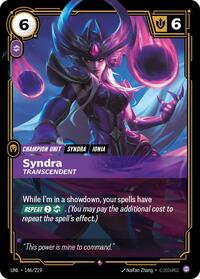 UNL 146/219 - Syndra - Transcendent