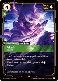 VEN 038a/166 - Akali, Silent (Alternate Art)